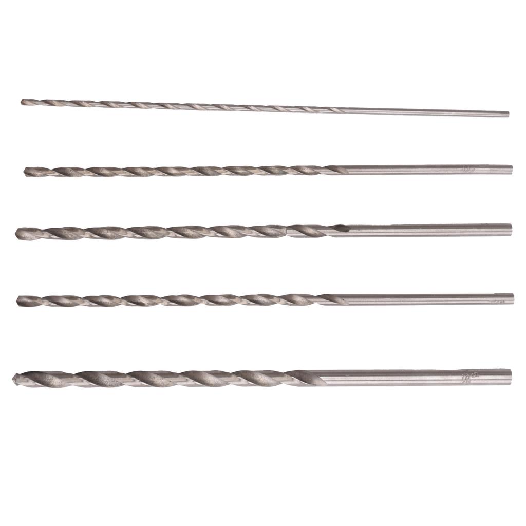 Premium-5Pcs Extra Long 150Mm HSS Twist Drill 2Mm 3Mm 3.5Mm 4Mm 5Mm Straigth Shank Auger Wood Metal Drilling Tools Drill Bit