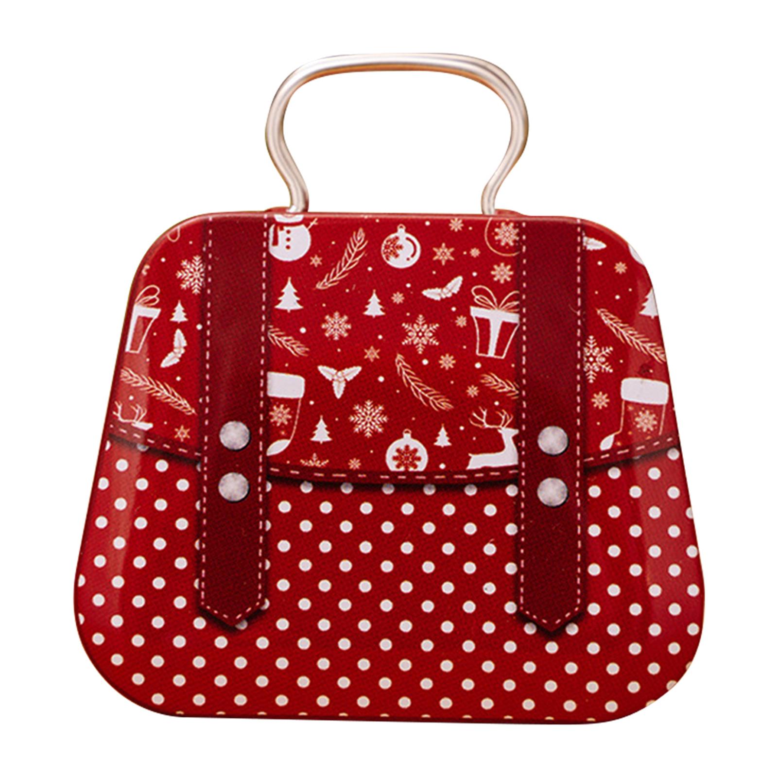 

Мини-коробка для хранения конфет, мультяшная жестяная сахарница для рождественских украшений, многоцелевая красочная герметичная банка для подарка