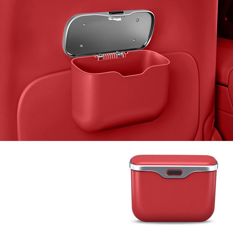 Multifunctional Car Trash Can Hangable Storage Solution Ideal for a Clean and Clutter-free Car Interior