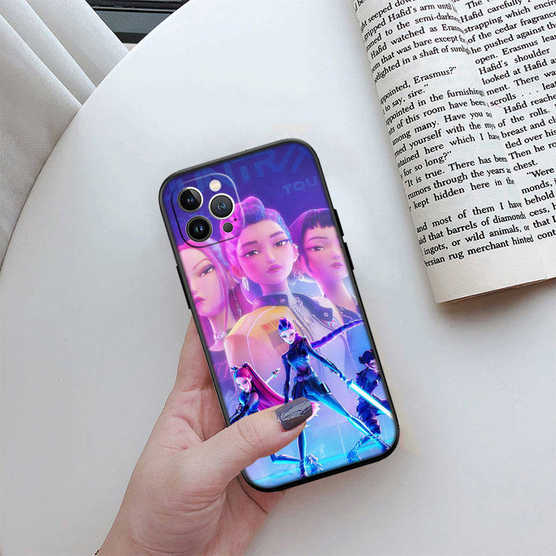 IR16 KPop Lovci démonů Pouzdro na telefon pro iPhone 7 8 11 12 13 14 15 16 16E XS Pro Max XR X SE