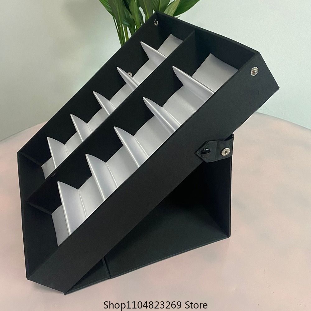12-Schlitz Brillenablage Sonnenbrillen-Vitrine Brillen-Organizer-Box Brillenhalter Sonnenbrillenständer Sonnenbrillen-Organizer