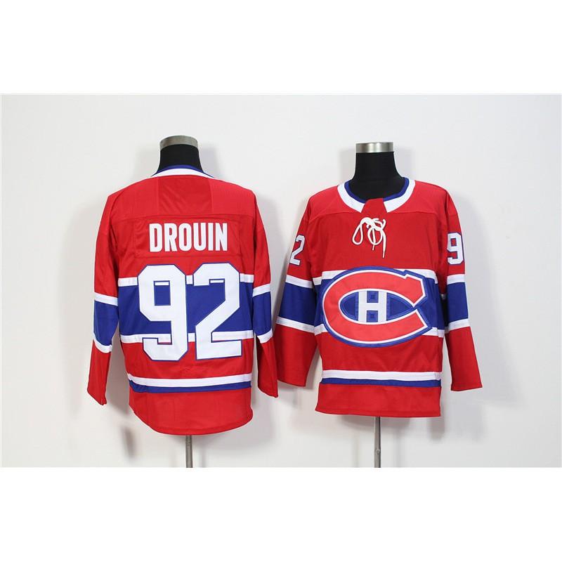 Montreal Canadiens NHL Hockey Jersey para Hombre Estilo Auténtico Ropa para Aficionados Mezcla Sintética Premium Ropa de Rendimiento