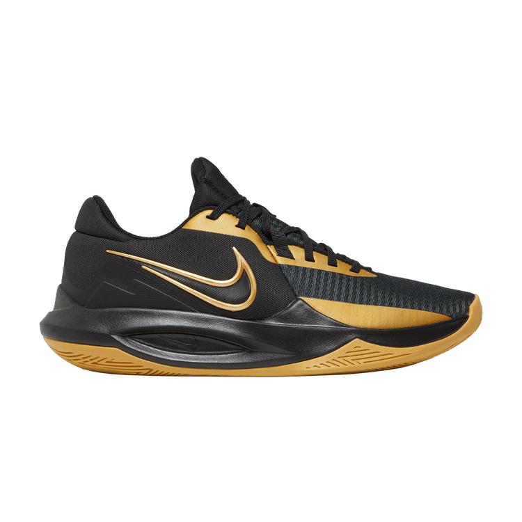 Nike Precision 6 Black Metallic Gold 44