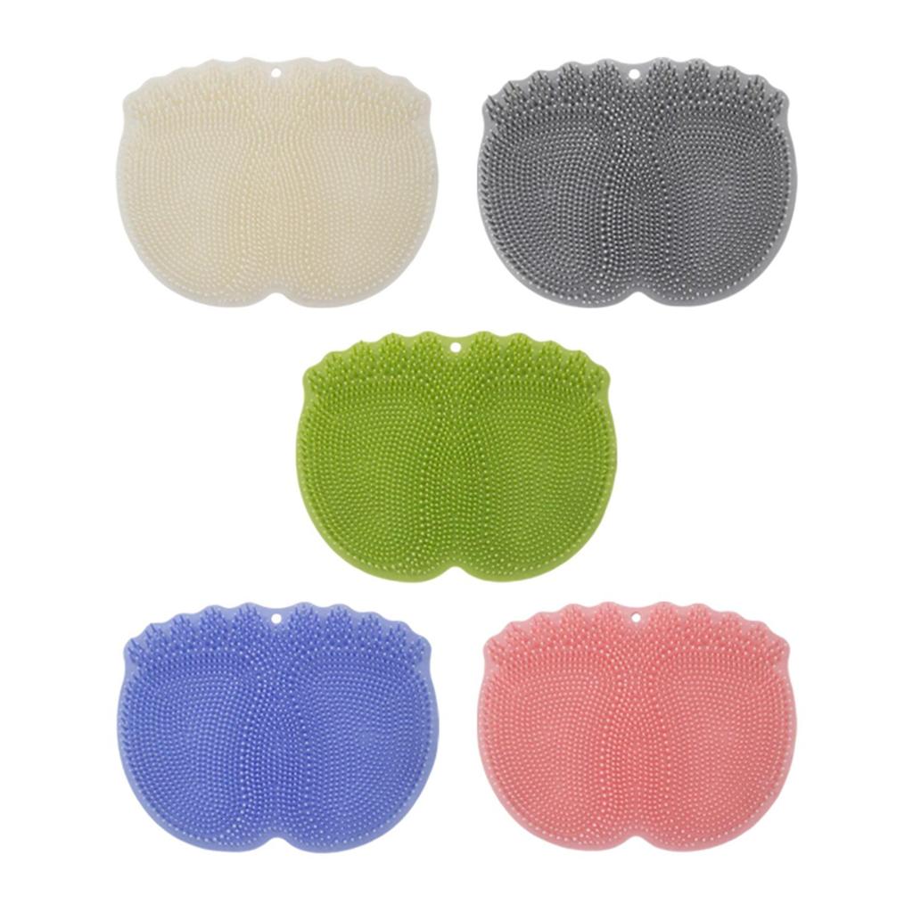 Foot Scrubber Cleaner Suction Cups Exfoliate Cleans Soothes Tired TPE Washer for Bathroom