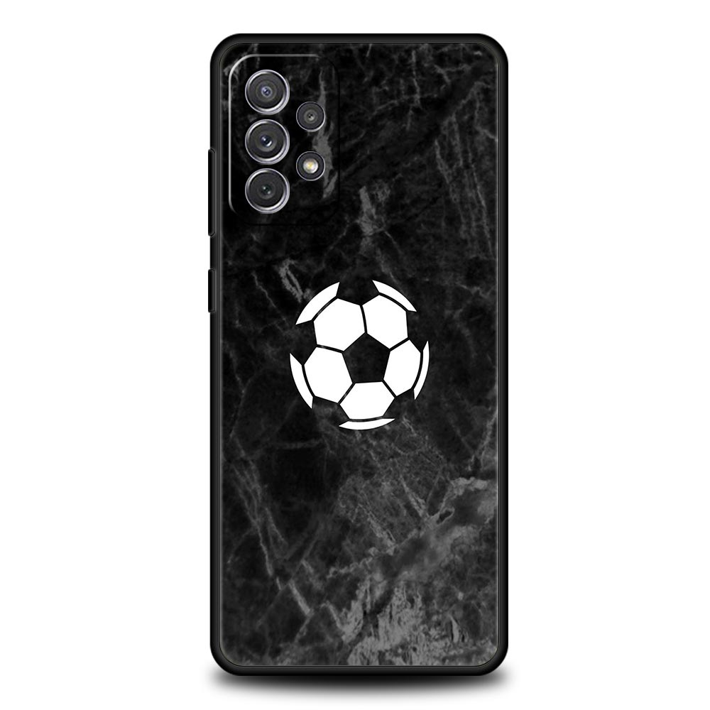 

Case For Samsung A15 A13 A51 A71 A41 A31 A21S A03S A05 A12 A32 A52 A23 A25 A33 A53 A73 5G Cover Football Passion Soccer Ball Samsung A15