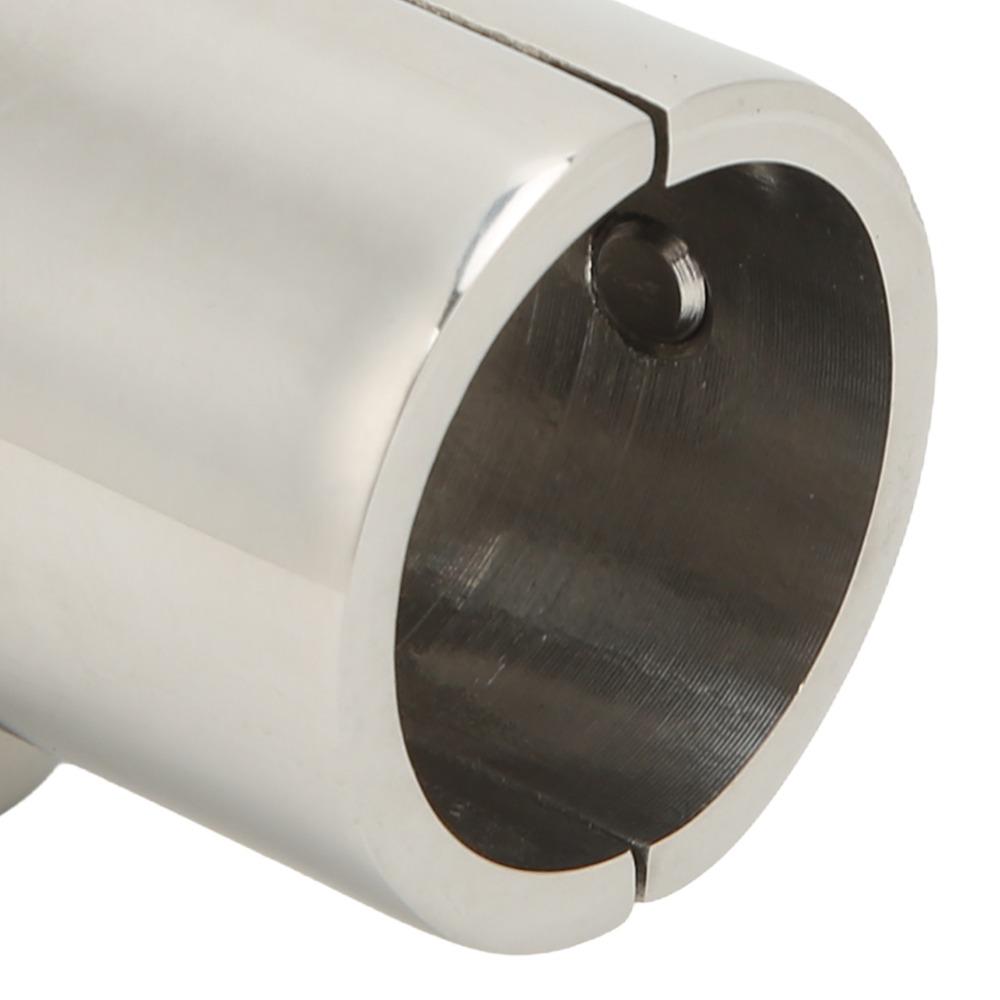 25mm Tube Boat Hand Rail Fitting 90 Degree 3 Way Hinged Tube Fitting Tee Split Connector Yachts