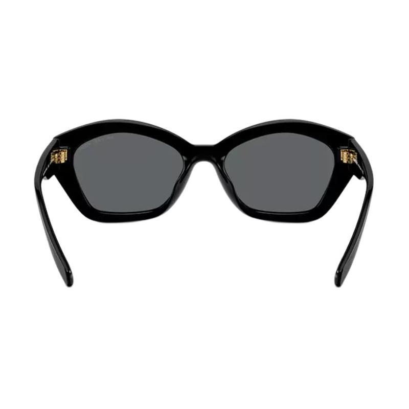 Michael Kors Simple Fashion Irregular Shape Sunglasses Women's Black Frame/Dark Gray Lenses