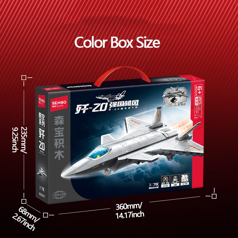 Non-Toxic Sembo Block Combat Aircraft Series Military Aircraft Model Fighter Jet Assemblage Building Blocks For Ornaments Children Toys Gifts