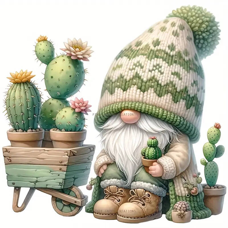 Gnome Diamond Painting Cross Stitch Landscape Diamond Mosaic Full Cross Stitch Embroidery Complete Kit Wall Art