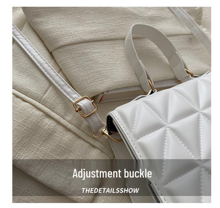 Solid Color Women's Crossbody Bag - 2024 Spring/Summer Fashionable Versatile Single Shoulder Bag