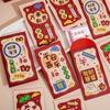 6 Stück/Set Traditioneller Glücks-Umschlag Roter Umschlag im chinesischen Stil Geldumschlag Neujahrs-Geldgeschenk Kindergeschenk