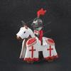 Medieval Knight Serie Figures Building Blocks Warrior Soldiers Guards Lion Heart Hospital Teutonic Knight Battle Pastor Kid Gift