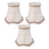 3pcs Lampshade Modern Minimalist Clip On Type Cloth Lamp Shade for E14 Bulb Candle Chandelier