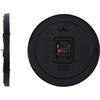 Nbdeal wall clock silent continuous second hand diameter 30cm stylish lightweight wall-mounted Nordic no sound non-radio black