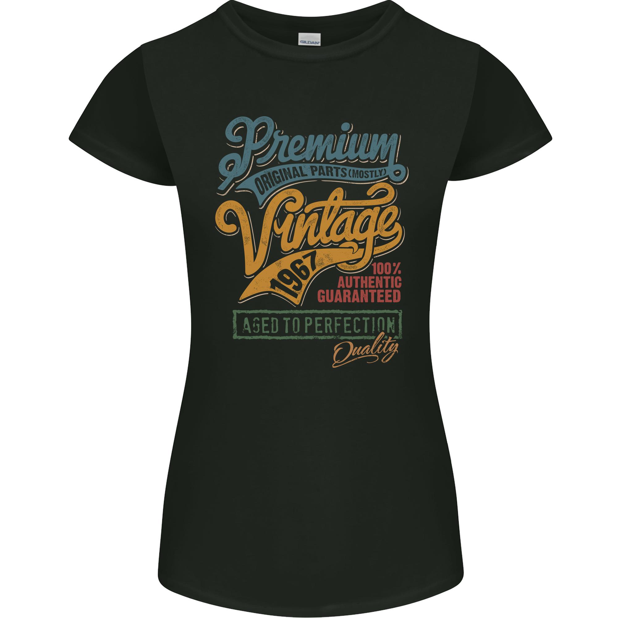 Aged to Perfection 59th Birthday 1967 Unisexs Petite Cut TShirt S