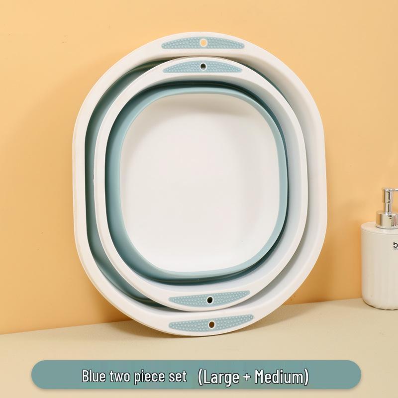 Large Foldable Washbasin for Home, Dorm, Baby & Travel - Multifunctional, Portable Laundry Basin