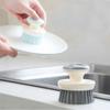 Dishwashing Brush Grey Kitchen Sink Stove Cleaning High Density Bristles Suitable Vegetables Fruits Cutting Boards Sinks