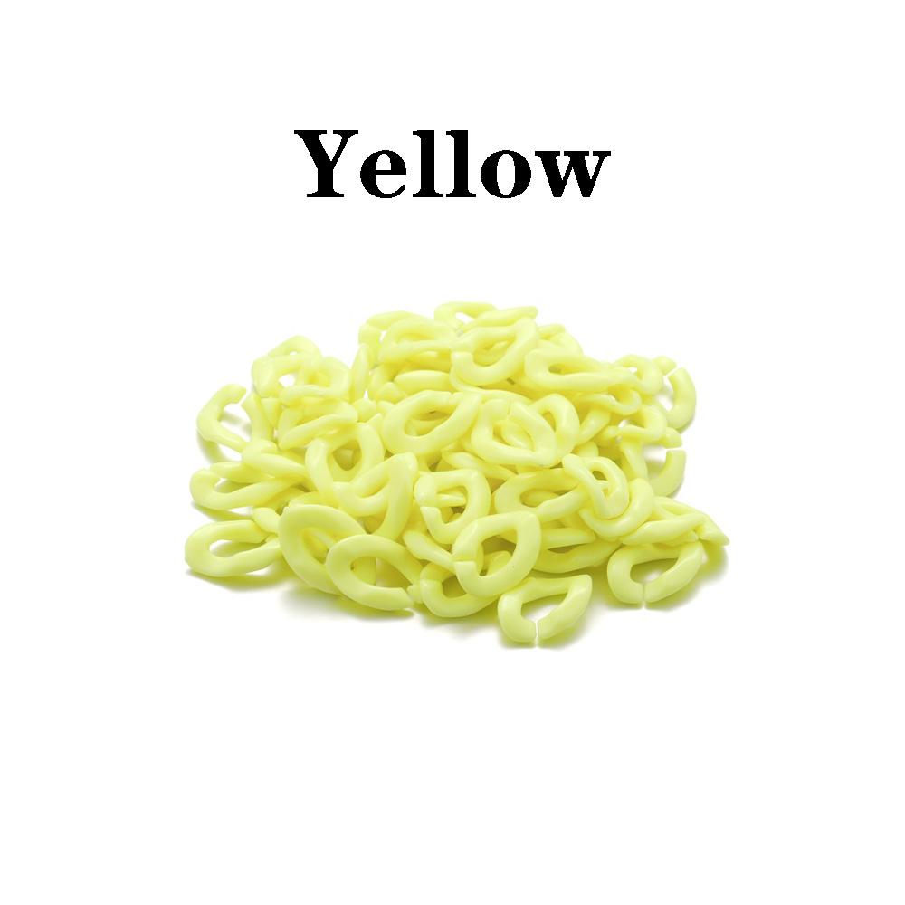 

50 шт., колье-цепочка, милые акриловые поделки, застежка-крючок, ожерелье «сделай сам», кулон, соединяет аксессуары для изготовления ювелирных изделий 50pcs