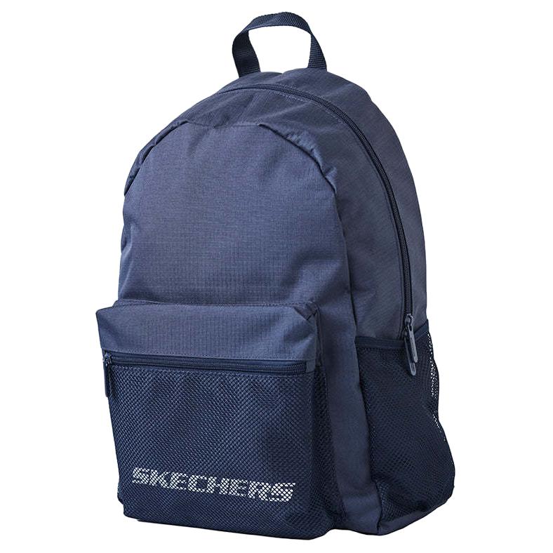 Skechers Fashion Simple Versatile Polyester Backpack Unisex Backpack Navy-Blue SP324U881-NV09-00 Marine Blue