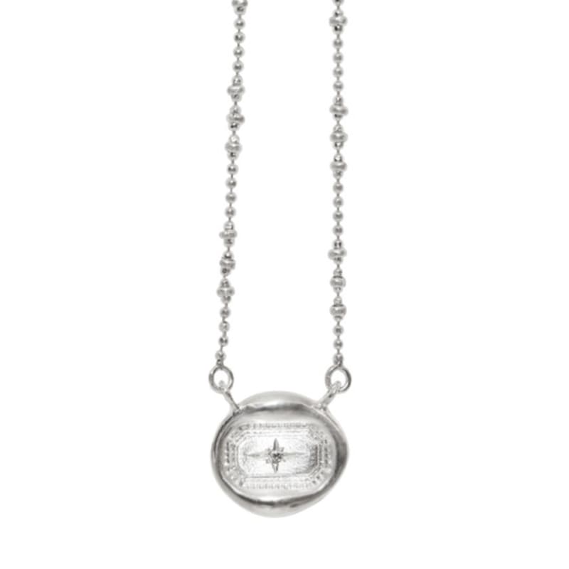 tomorrowobject trace in daily universe necklace. twinkle setting