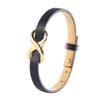 Squisito Cinturino per Orologio in Vera Pelle Stile Coreano a Forma di 8 & Versatile Bracciale di Coppia