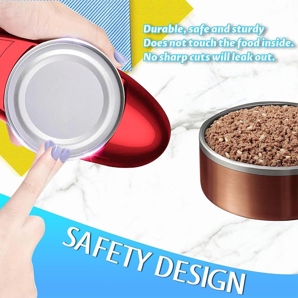 Elektrický otvírák na konzervy na baterie Automatický otvírák na konzervy Šetřič místa Ruční otvírák víček pro seniory s artritidou