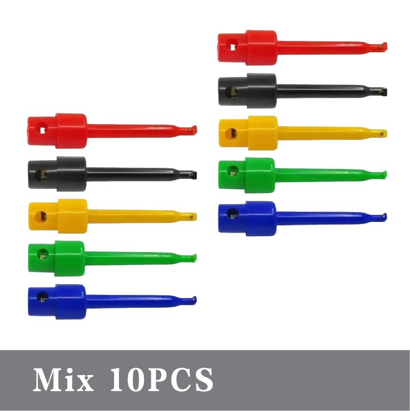

SMD Test Hooks Mini Micro Grabber Clips Multimeter Probes Gold-Plated Copper Tips IC PCB SMT Welding