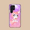HSR Mem Glass Mobile Phone Case for Samsung Galaxy S26 S25 S24 S23 S22 S21 S20 Note20 Plus FE Ultra Colorful Cover