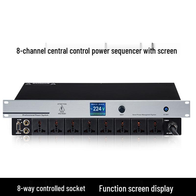 Professional RS232 Central Control Sequencer for Public Address and Theater Power Management