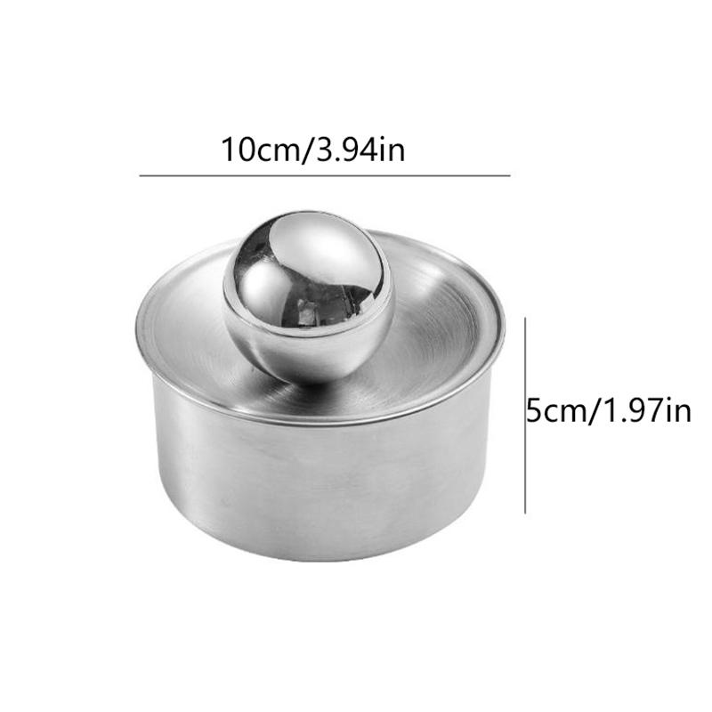 Stainless Steel Dumpling Maker Dough Presser Round Mold For Dumpling Pie Rolling Tool Quick Noodle Wrapper Baking Kitchen Gadget