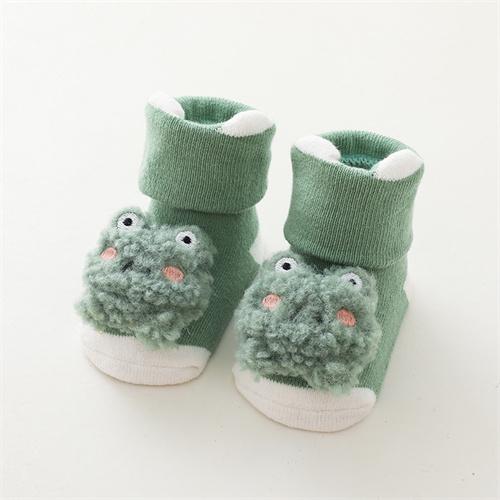 

0-3 года Новорожденный Малыш Девочка Мальчик Носки Милые Мультяшные Животные Носки Нескользящие Детские Напольные Носки Зимние Утепленные Теплые Носки для Младенца 0-12Month(S)