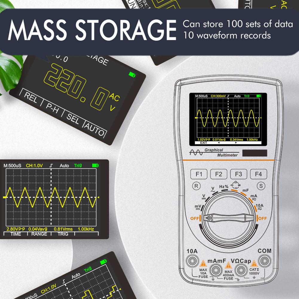 

1MHz 2.5Msps Frequency Diode Tester ET828 Digital 2 in 1 Oscilloscope Multimeter Easily Carrying Lightweight Gadgets China Mainland