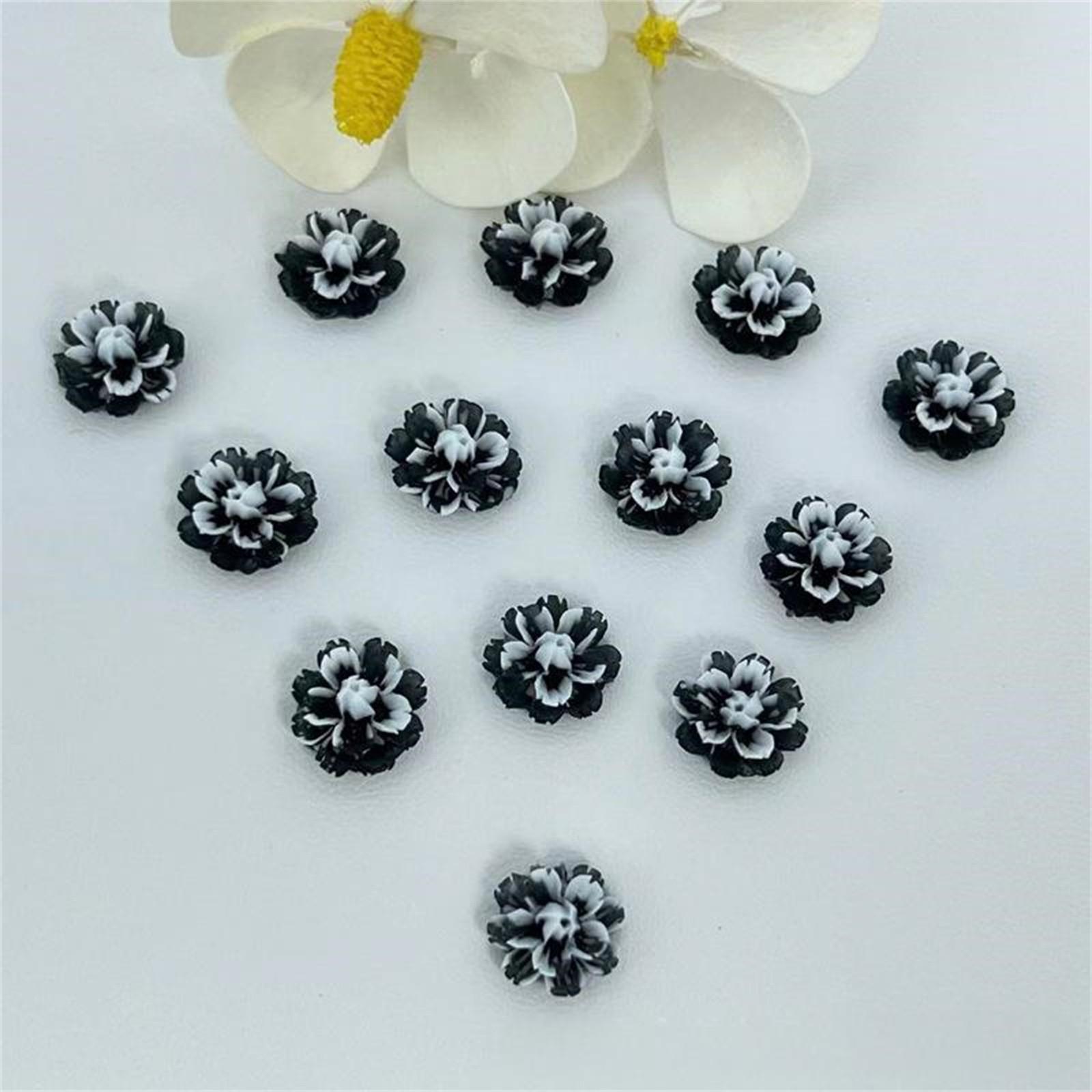 100 шт. 12 мм смоляные двухслойные конфетные цвета плоские цветочные стразы скрапбукинг свадебные пуговицы аппликация поделки своими руками F082 One Size