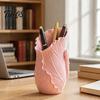 Decorative Pencil Holder for Office Lotus Leaf Pen Holder, Modern Creative Cup Desk Organizer Supplies Makeup Brushes Sustainable Stationery Storage