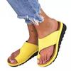 Flat bottom slope heel cool slippers women's summer new cover toe light bottom thick sole outer wear women's sandals