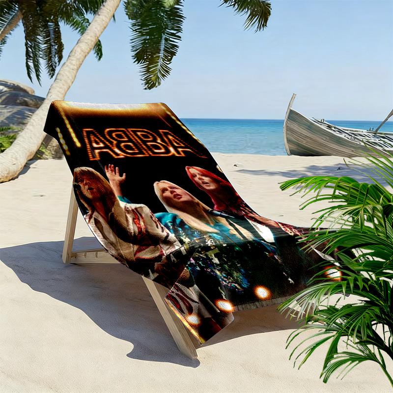 Rock Legends Unite Beach Towel Portable for Travel Beach Seaside Swim Absorbent Bath Towel Fashion Beach Comfort Printing