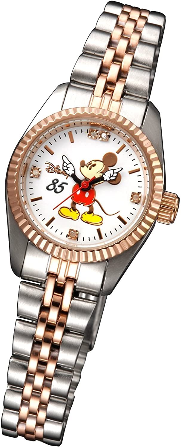 

[Disney] Проект Disney World Limited 85th Anniversary Disney Premium Diamond Watch Mickey Mouse Womens (Розовое золото)