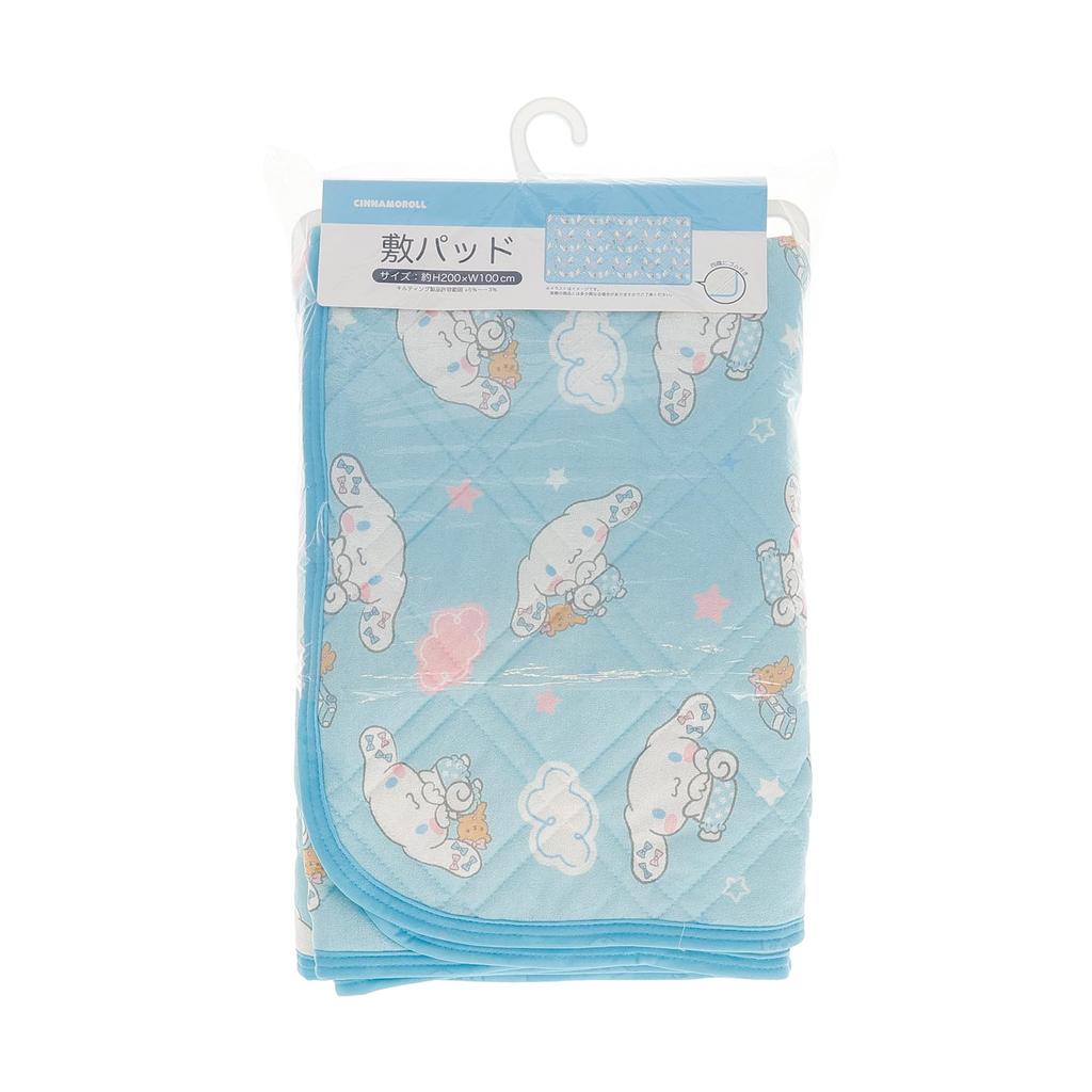 Marushin Sanrio Cinnamoroll Goodnight Cinnamon Quilted Mattress Pad All-Season (Product Code 3815016100)