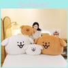Adorable And Soft Line Dog Plush Toy Pillow For Creative Couch And Bed Decor