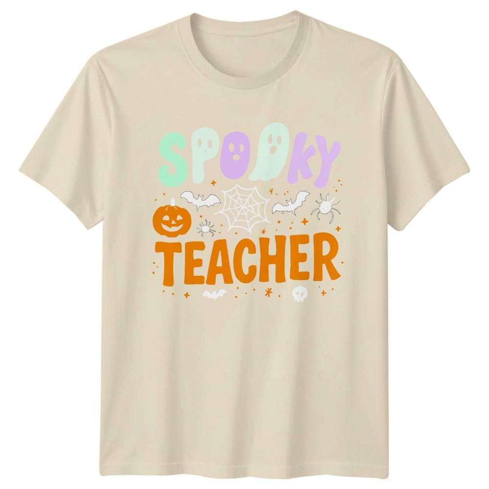 Spooky Teacher Unisexs TShirt Halloween Education Teaching Halloween Gift