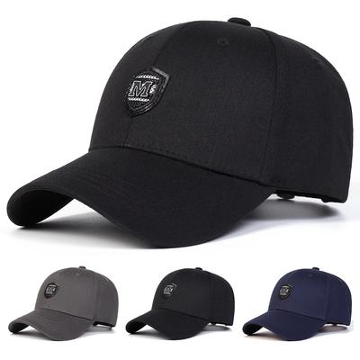 Unisex M Buchstabenetikett Baseballkappen Frühling Herbst Outdoor Sonnenschutzmütze Verstellbar Lässig Trucker-Kappen Sportkappe