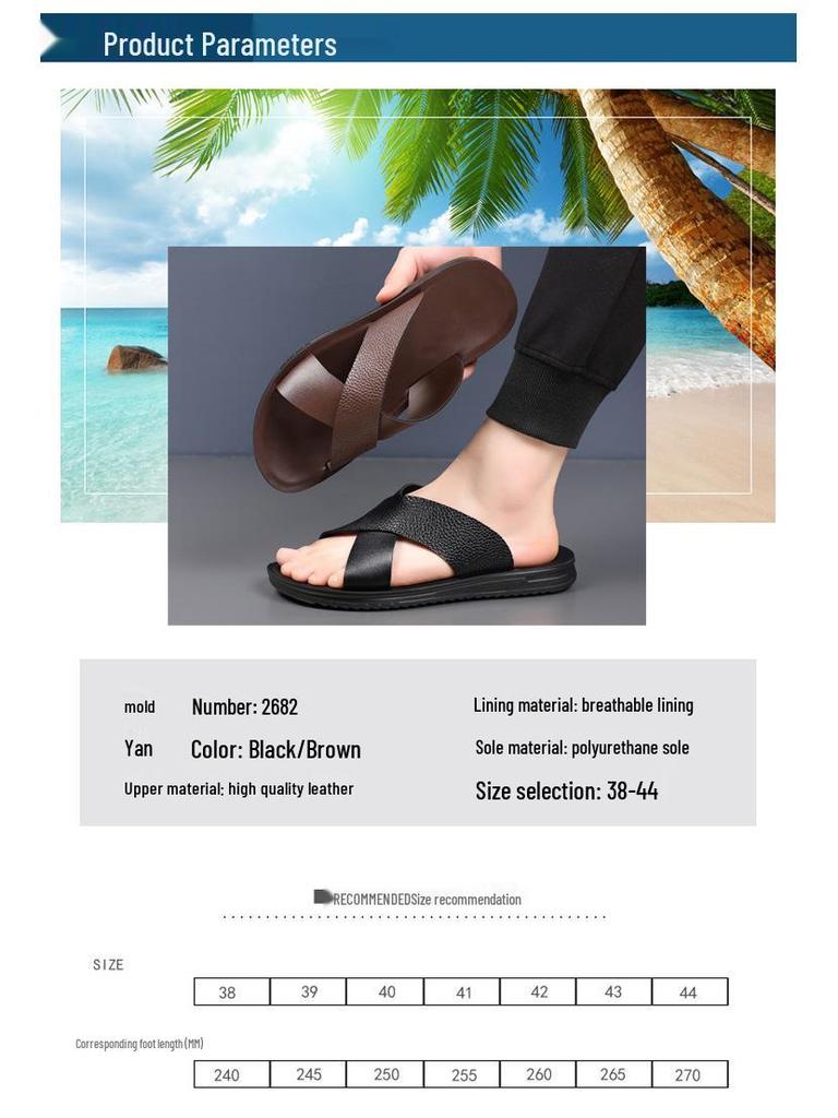 Men's Trendy Non-slip Breathable Sandals - Summer 2025