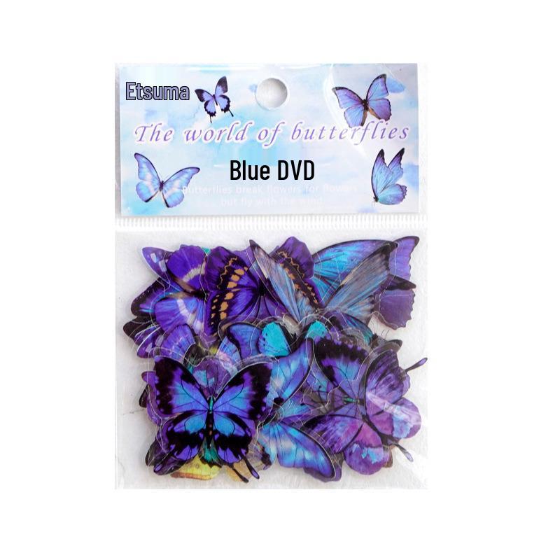 Yuezhen Exclusive Waterproof Butterfly Wing Journal Stickers - Retro Pack for Kids
