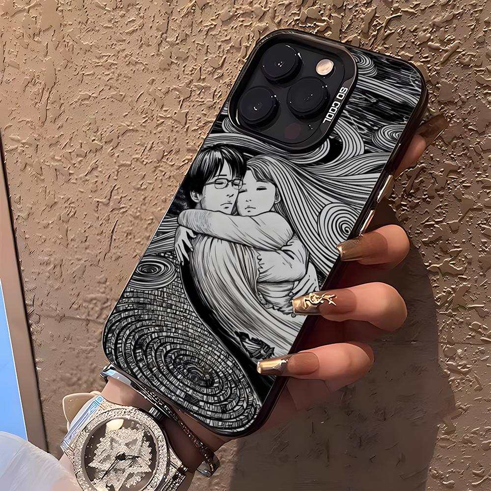 I-Ito J-Junji T-Tomie Phone Case For IPhone17 Air 16 15 14 Plus 13 12 11 Pro XS Max Silver Black Bumper Case