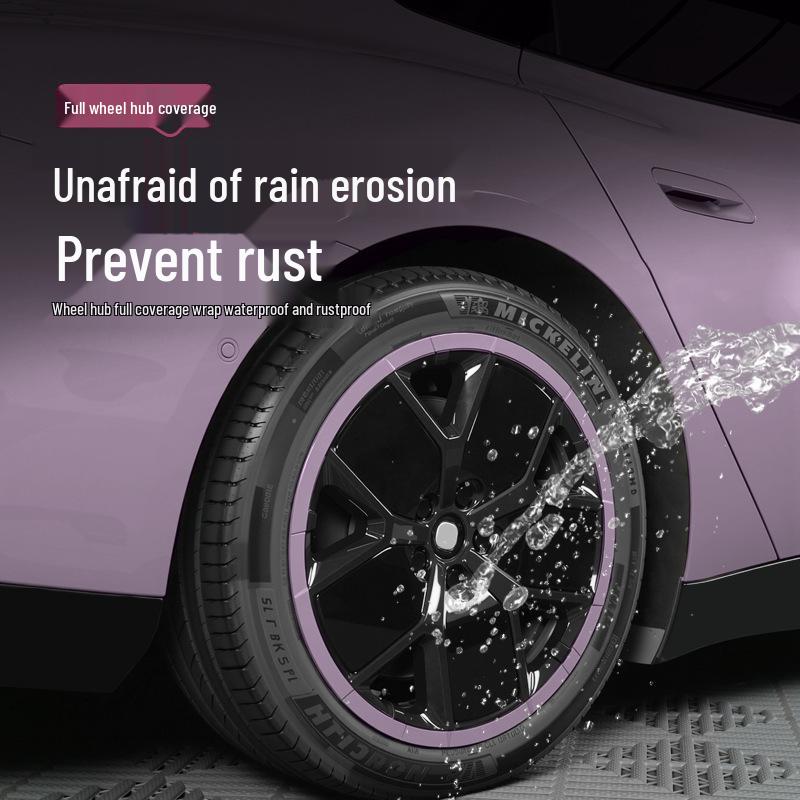 Xiaomi SU7 19-inch Black Low-Drag Wheel Hub Covers - Full-Coverage Modification Accessories