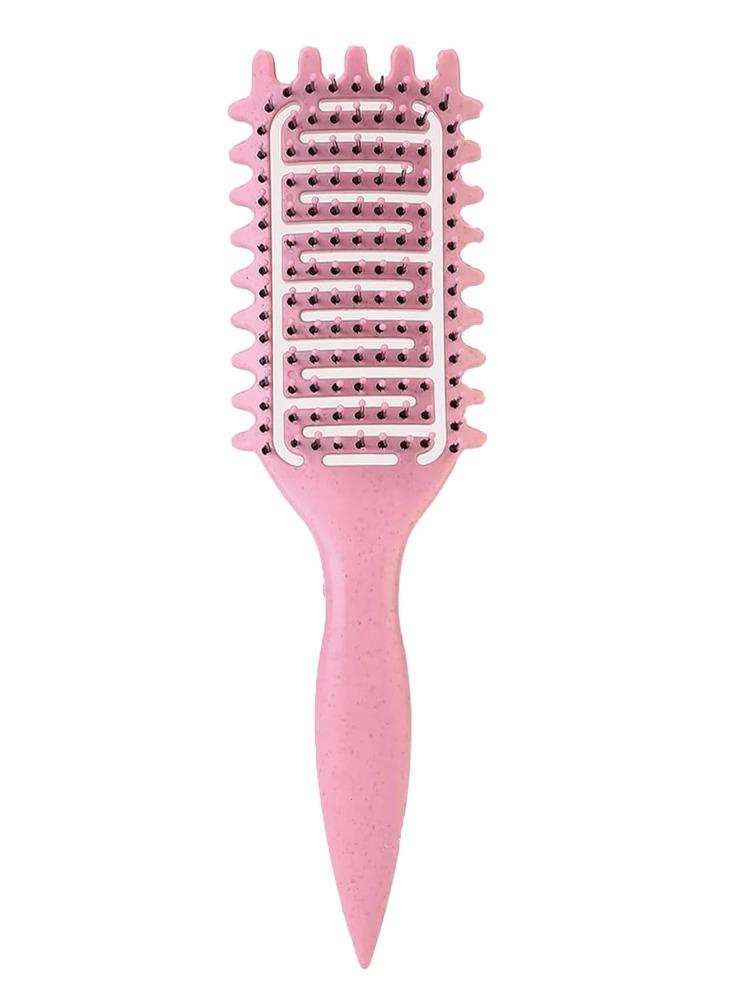 3 in 1 Curl Define Styling Brush Hollow Out Detangling Hair Brush Tangled Hair Comb Shaping Defining Curls Barber Styling Tools