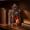 Gothic Dragon Castle Structure Model Detailed Puzzle Decorative for Desk, Adults