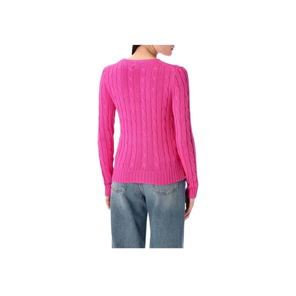 Polo Ralph Lauren Logo Embroidered Crew Neck Long Sleeve Sweater Women sweater 211891640-025