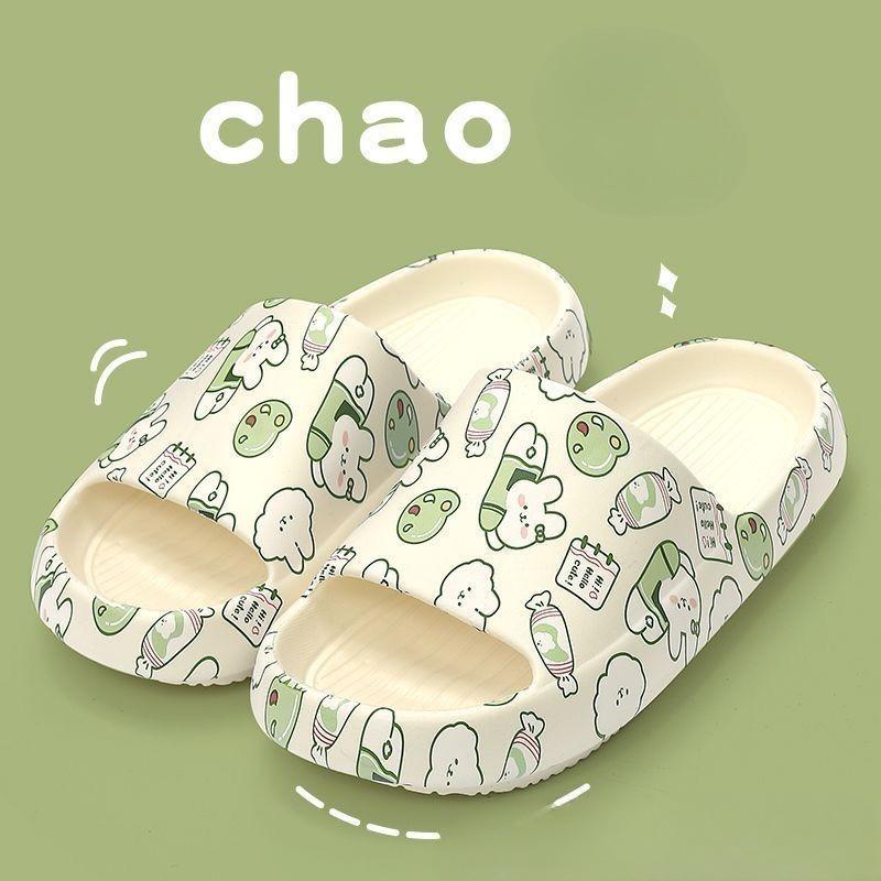 Hausschuhe Herren Sommer, Indoor Home Home Stepping Shit Feeling, Dicke Unterseite Badezimmer rutschfeste Sandale Drag