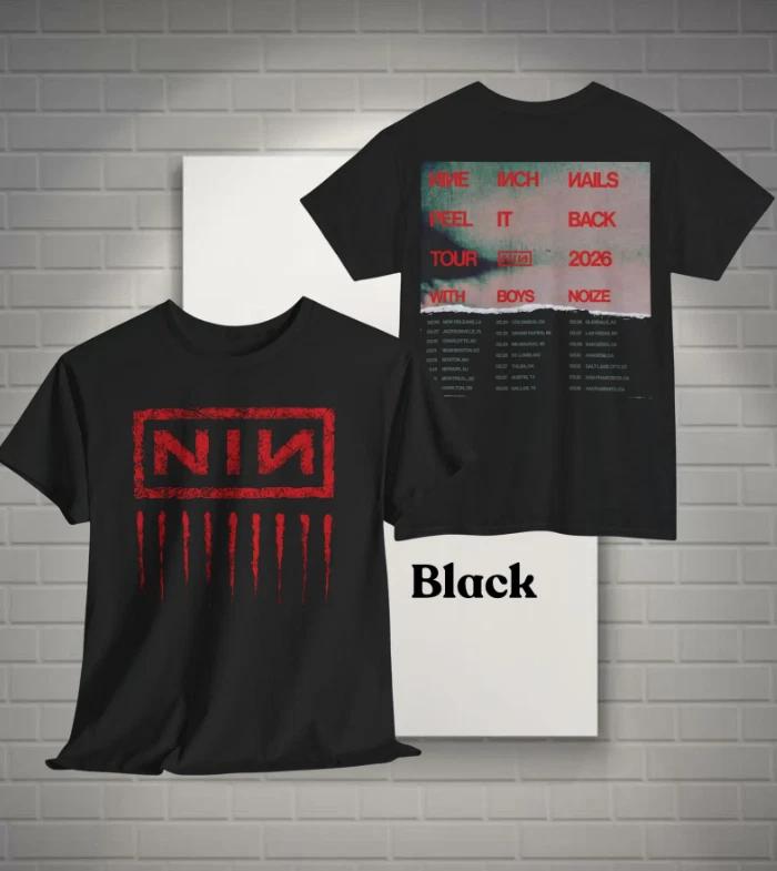 Одежда Концертный Тур 2026 Nine Inch Nails - Мерч и Подарок Фанаты NIN S
